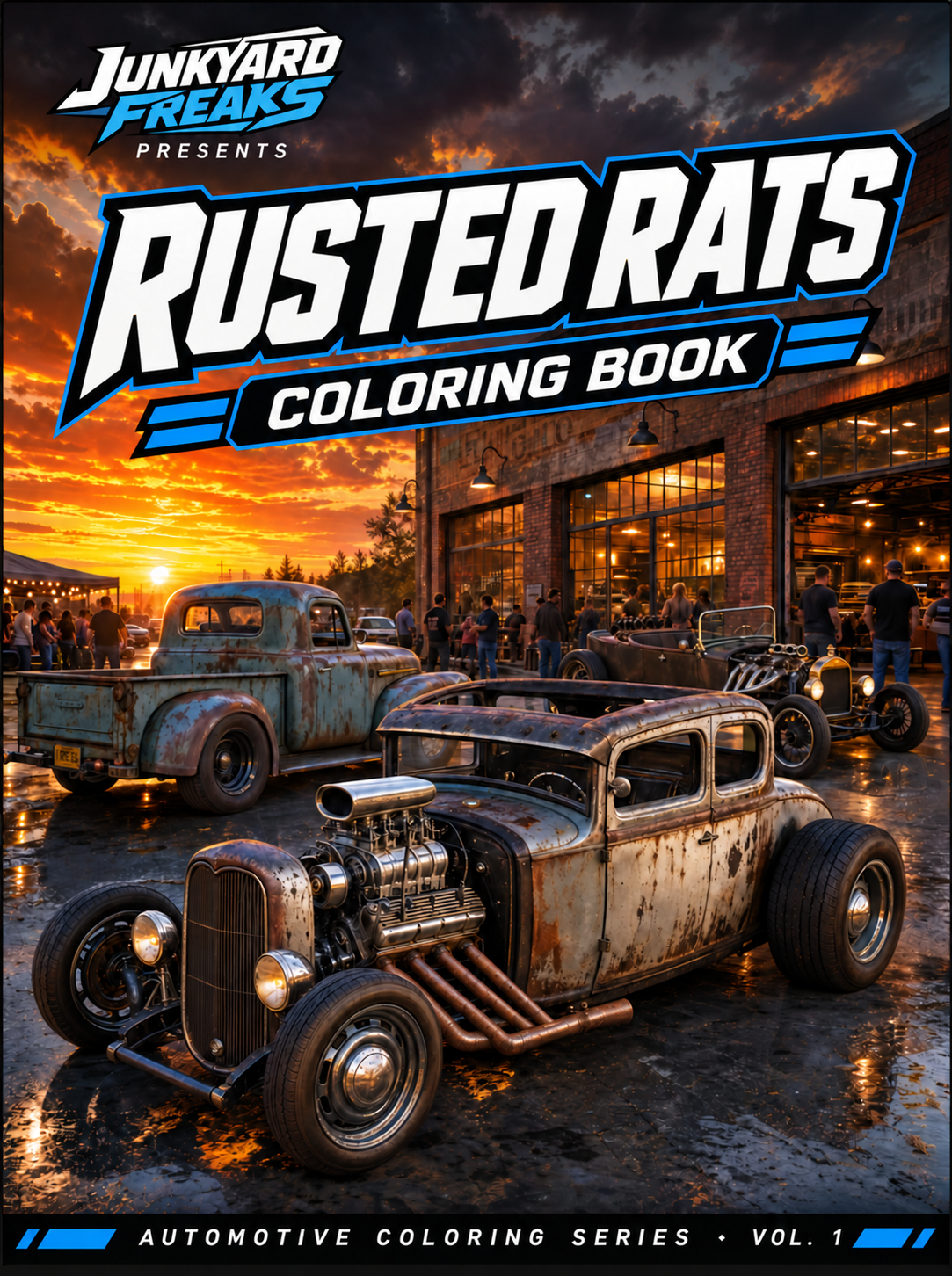 Rusted Rats Coloring Book Vol. 1 cover